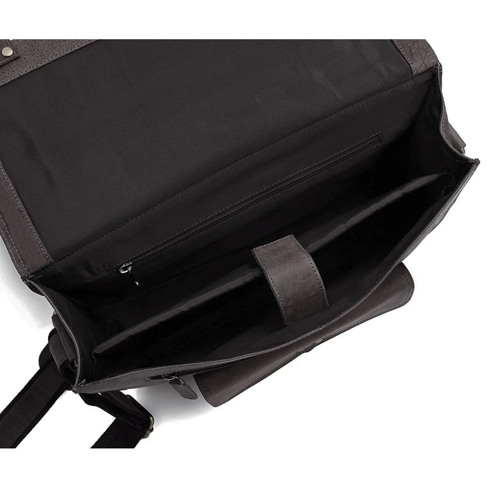 BYRON BAY Leather Laptop Messenger Bag for Men - WILDHORN