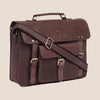 BYRON BAY Leather Laptop Messenger Bag for Men - WILDHORN