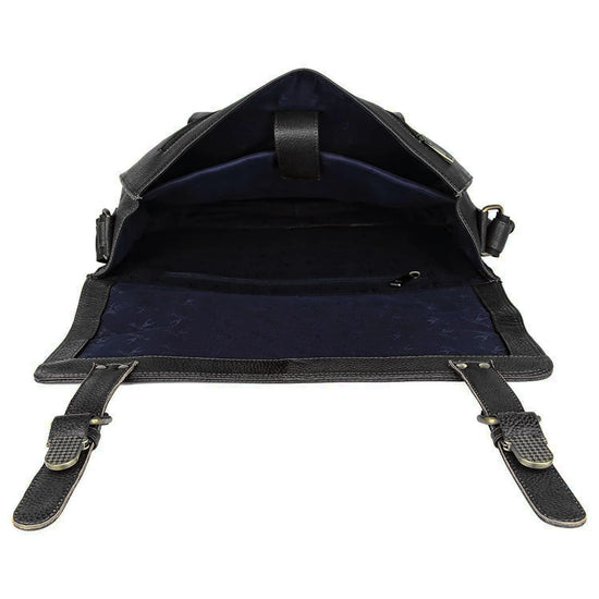 BYRON BAY Leather Laptop Messenger Bag for Men - WILDHORN