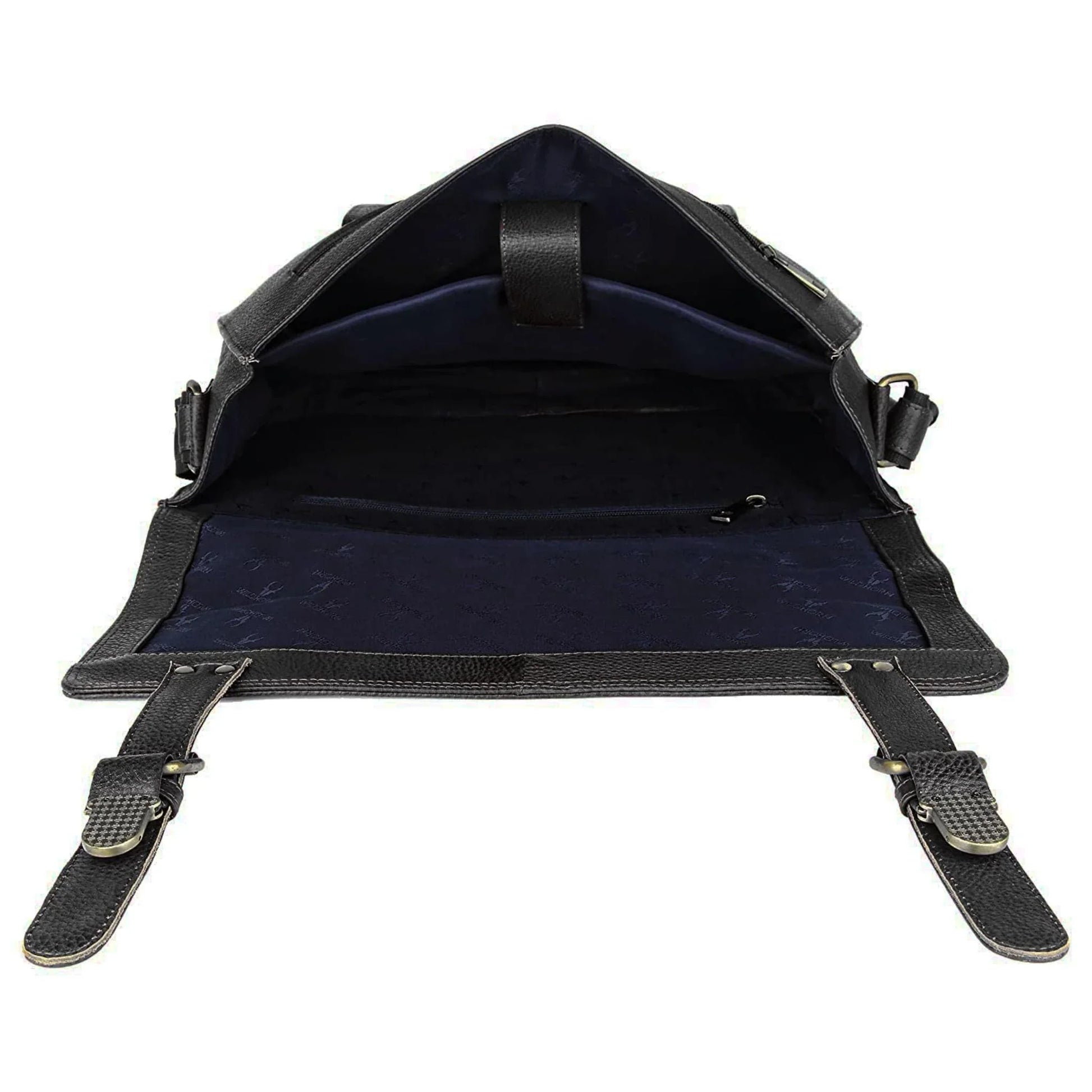 BYRON BAY Leather Laptop Messenger Bag for Men - WILDHORN