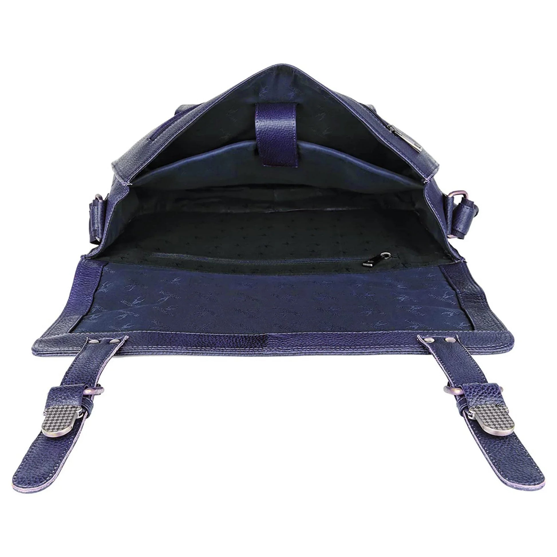 BYRON BAY Leather Laptop Messenger Bag for Men - WILDHORN