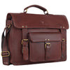 BYRON BAY Leather Laptop Messenger Bag for Men - WILDHORN