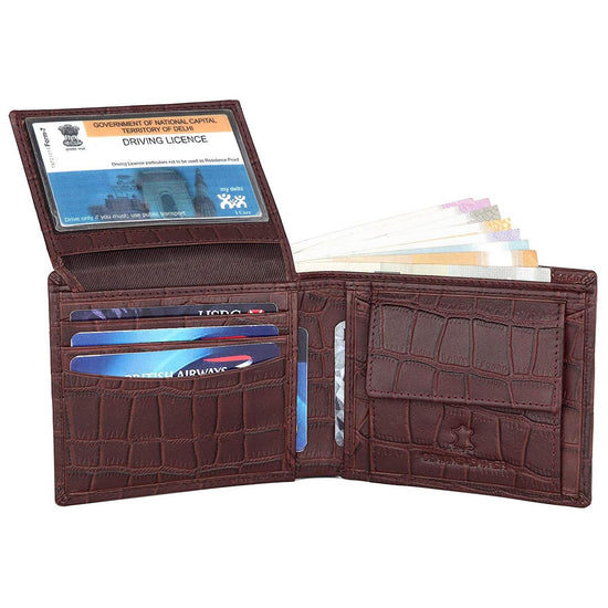 CAESAR RFID Protected Leather Wallet for Men - WILDHORN
