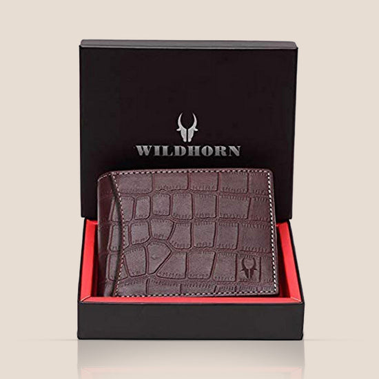 CAESAR RFID Protected Leather Wallet for Men - WILDHORN