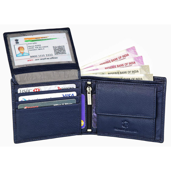CAESAR RFID Protected Leather Wallet for Men - WILDHORN