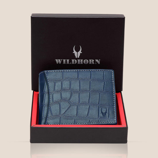 CAESAR RFID Protected Leather Wallet for Men - WILDHORN