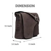 CAISTOR Leather Messenger Bag for Men - WILDHORN
