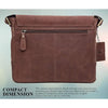 CAISTOR Leather Messenger Bag for Men - WILDHORN