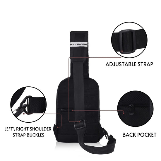 CALGARY Crossbody Shoulder Chest Bag for Men & Women - WILDHORN