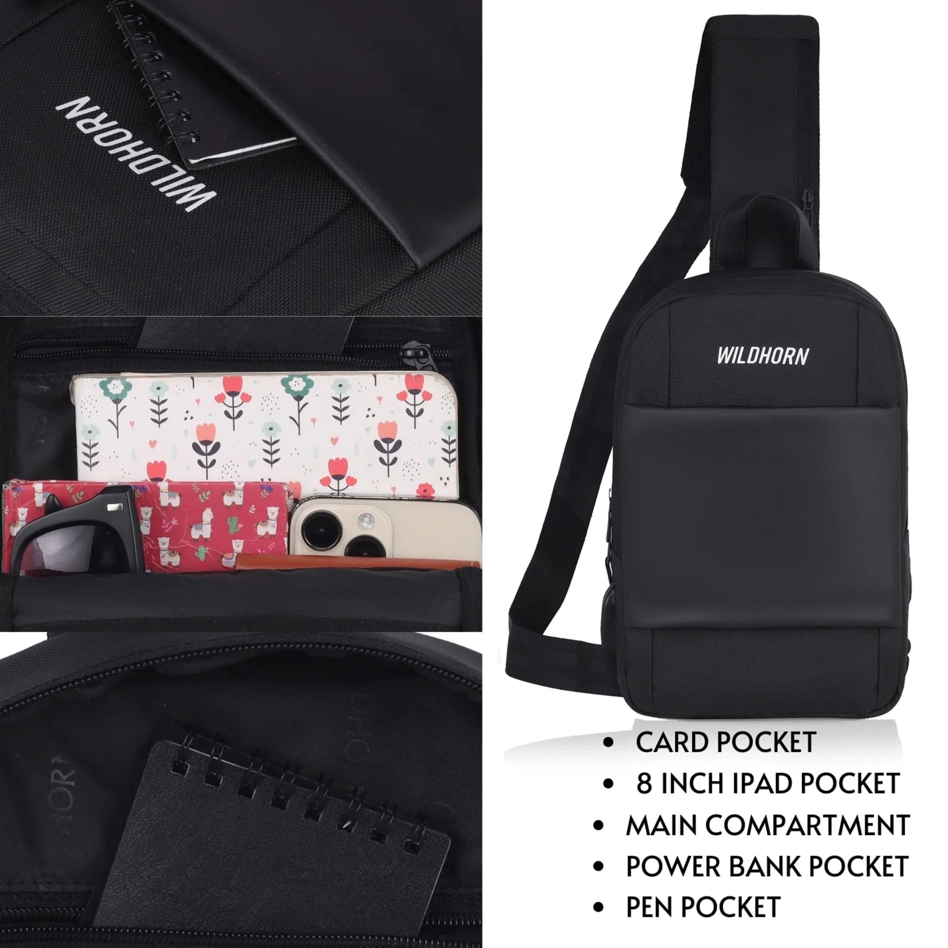 CALGARY Crossbody Shoulder Chest Bag for Men & Women - WILDHORN
