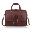 CAMBRIDGE Leather Laptop Messenger Bag for Men - WILDHORN