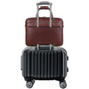 CAMBRIDGE Leather Laptop Messenger Bag for Men - WILDHORN