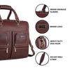 CAMBRIDGE Leather Laptop Messenger Bag for Men - WILDHORN