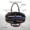 CAMBRIDGE Leather Laptop Messenger Bag for Men - WILDHORN