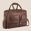 CAMBRIDGE Leather Laptop Messenger Bag for Men - WILDHORN