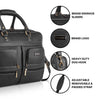 CAMBRIDGE Leather Laptop Messenger Bag for Men - WILDHORN