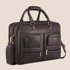 CAMBRIDGE Leather Laptop Messenger Bag for Men - WILDHORN