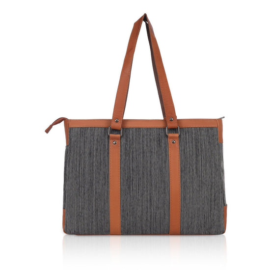 CAROLINA Canvas Laptop Tote Bag for Women I 15.6 inch Canvas Shoulder Bag - WILDHORN