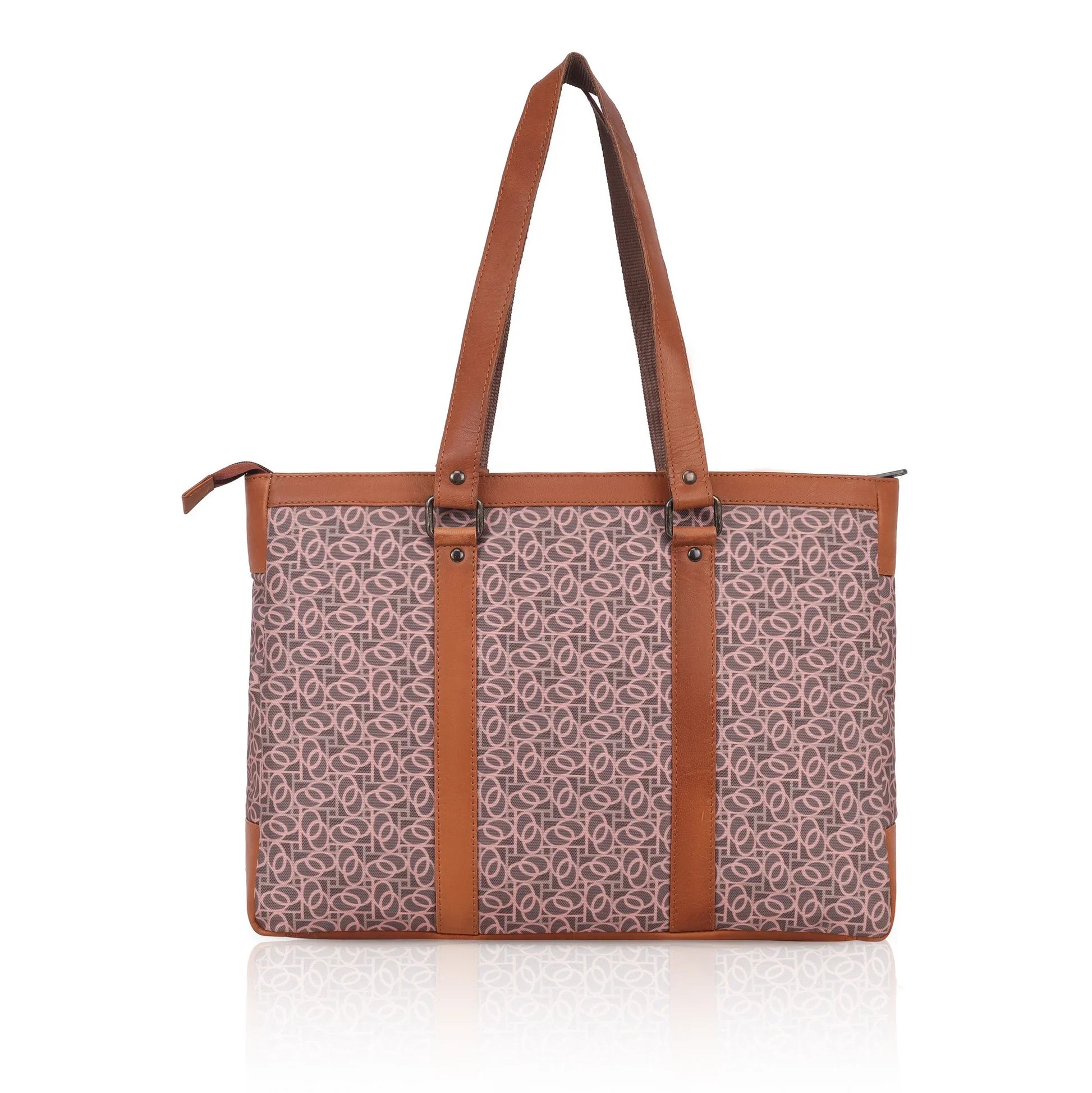CAROLINA Laptop Tote Bag for Women I 15.6 inch Canvas Shoulder Bags for Laptop I Computer Messenger Purse I Handbag Office Briefcase Bag - WILDHORN