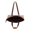 CAROLINA Solid Canvas Laptop Tote Bag for Women I 15.6 inch Canvas Shoulder Bag - WILDHORN