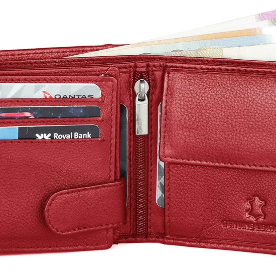 CHARLES RFID Protected Leather Wallet for Men - WILDHORN