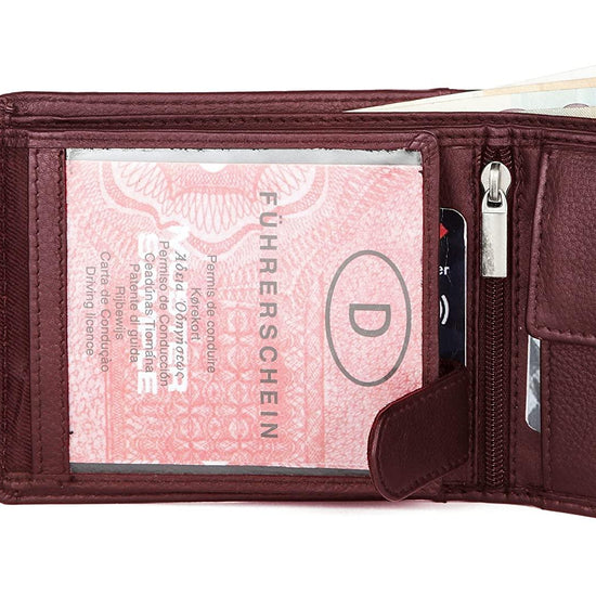 CHARLES RFID Protected Leather Wallet for Men - WILDHORN
