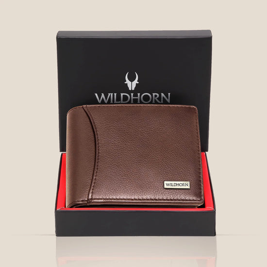 CHARLES RFID Protected Leather Wallet for Men - WILDHORN