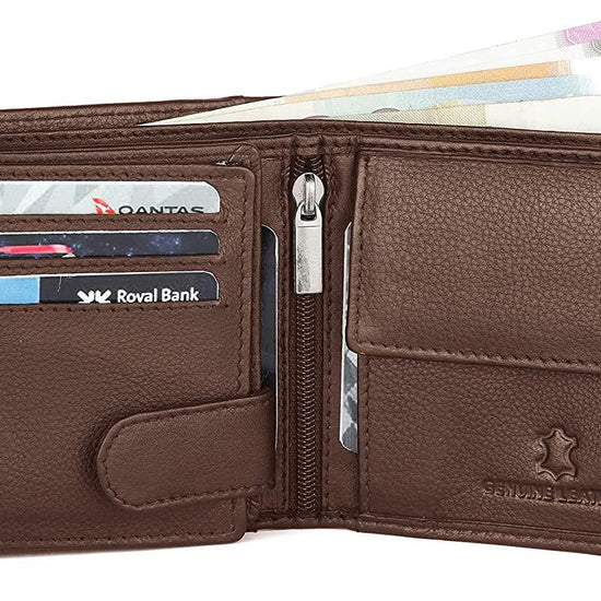 CHARLES RFID Protected Leather Wallet for Men - WILDHORN