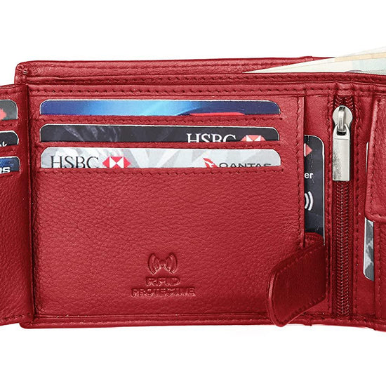 CHARLES RFID Protected Leather Wallet for Men - WILDHORN