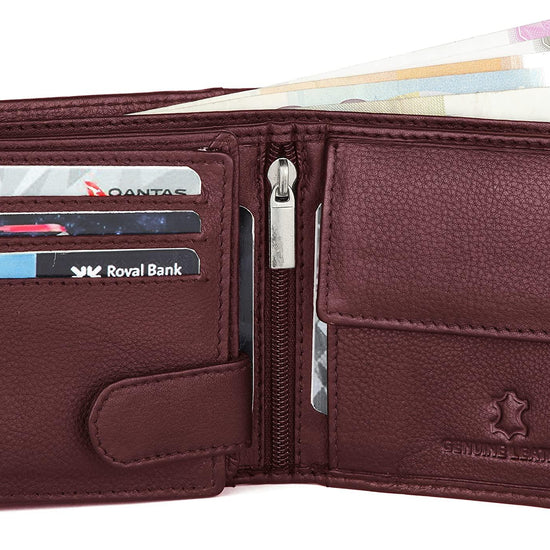 CHARLES RFID Protected Leather Wallet for Men - WILDHORN