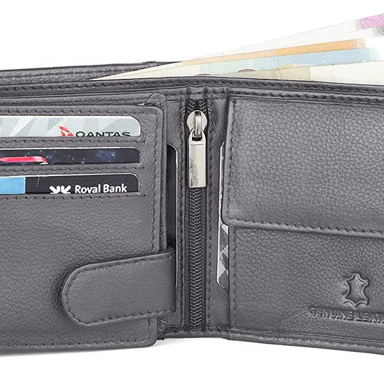 CHARLES RFID Protected Leather Wallet for Men - WILDHORN