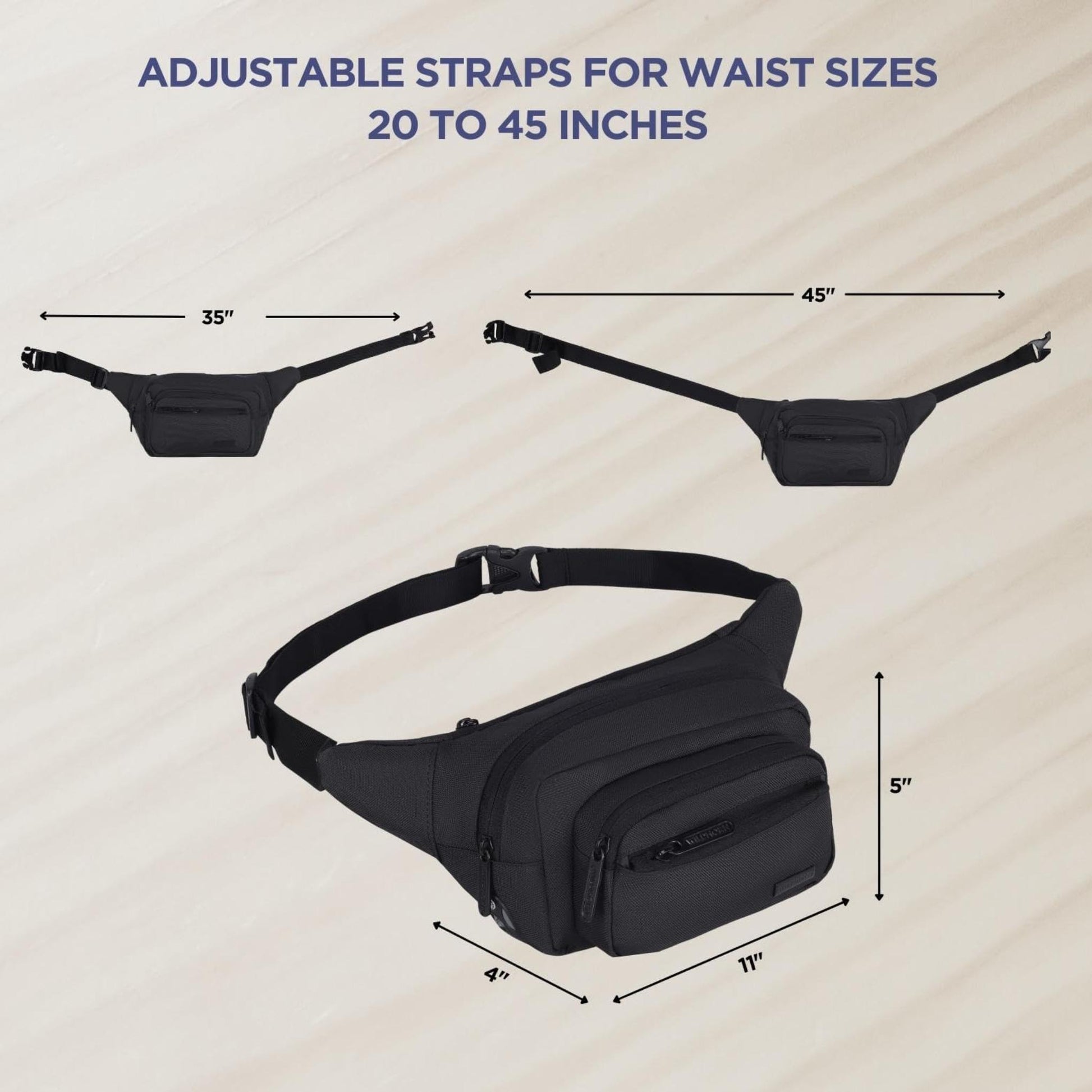 CORTLAND Waist Bag for Men Women - WILDHORN