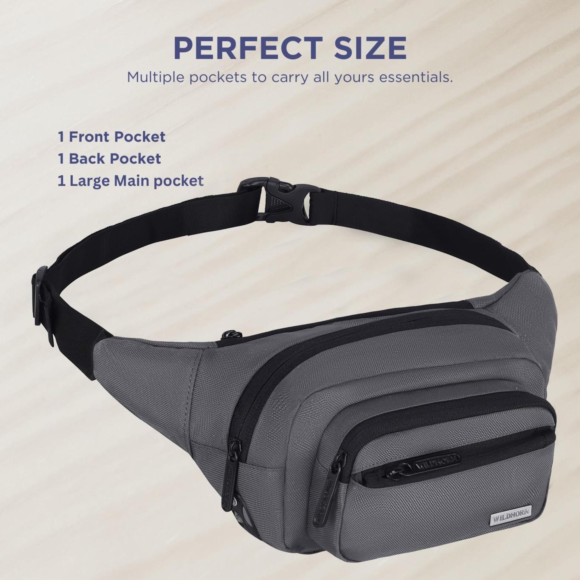 CORTLAND Waist Bag for Men Women - WILDHORN