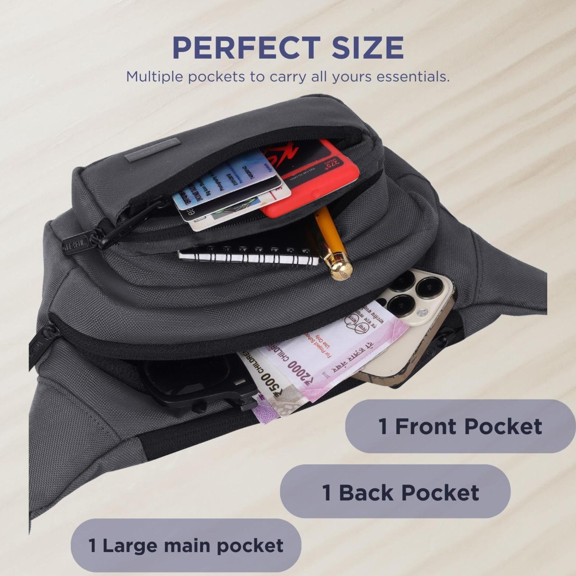 CORTLAND Waist Bag for Men Women - WILDHORN