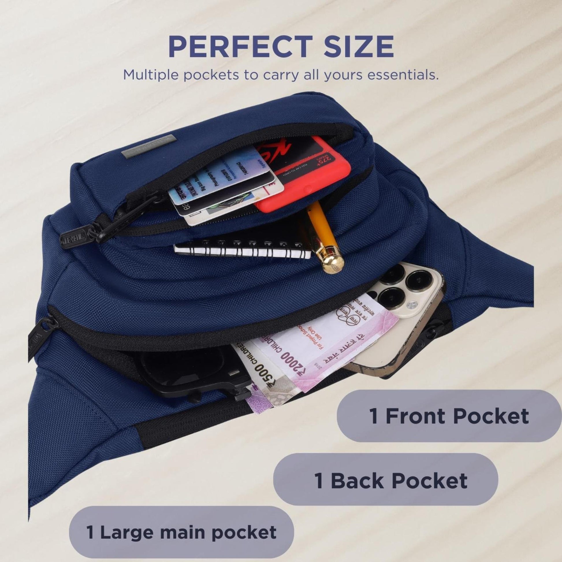 CORTLAND Waist Bag for Men Women - WILDHORN
