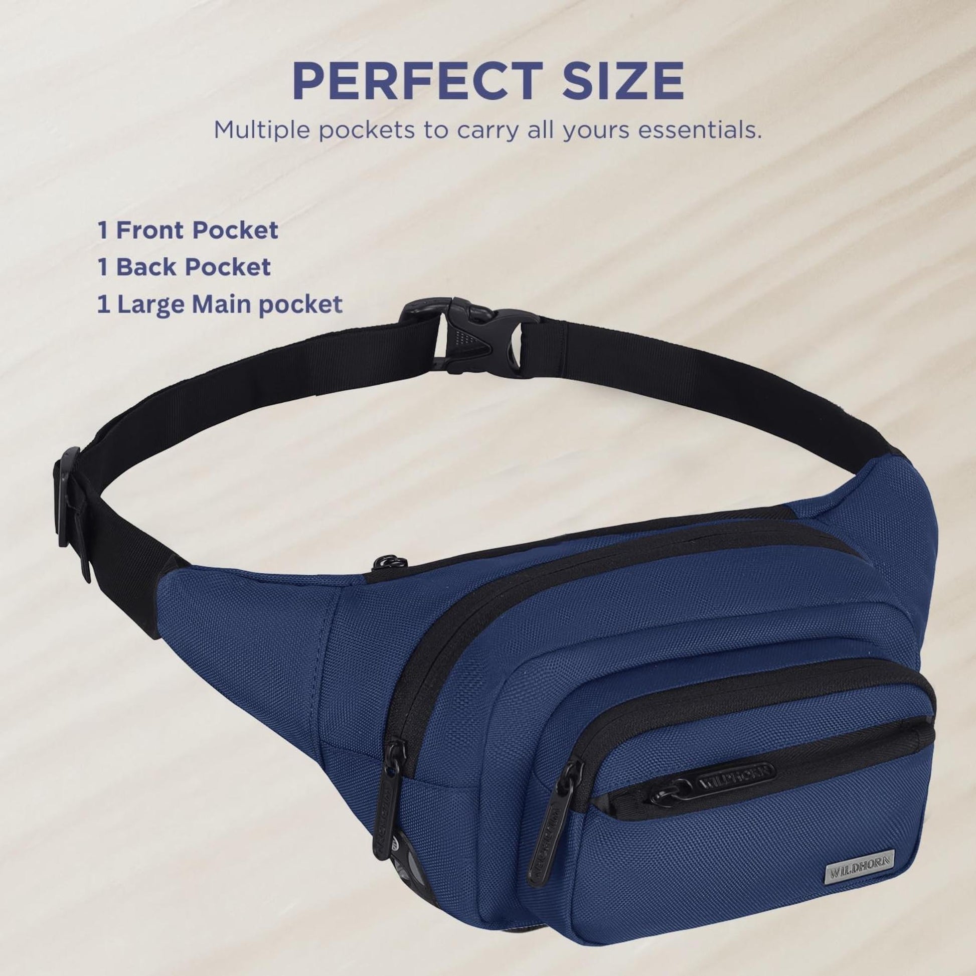 CORTLAND Waist Bag for Men Women - WILDHORN