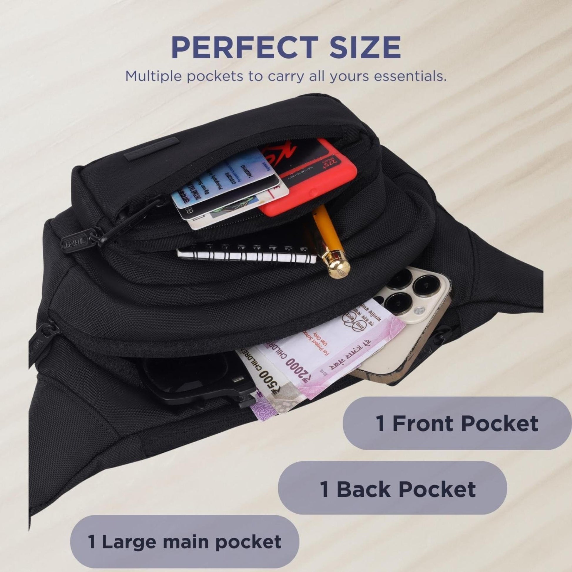 CORTLAND Waist Bag for Men Women - WILDHORN