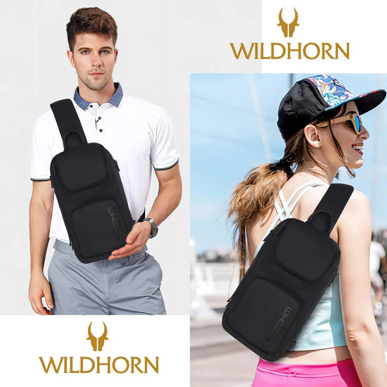 Crossbody Shoulder Chest Bag for Men & Women - WILDHORN