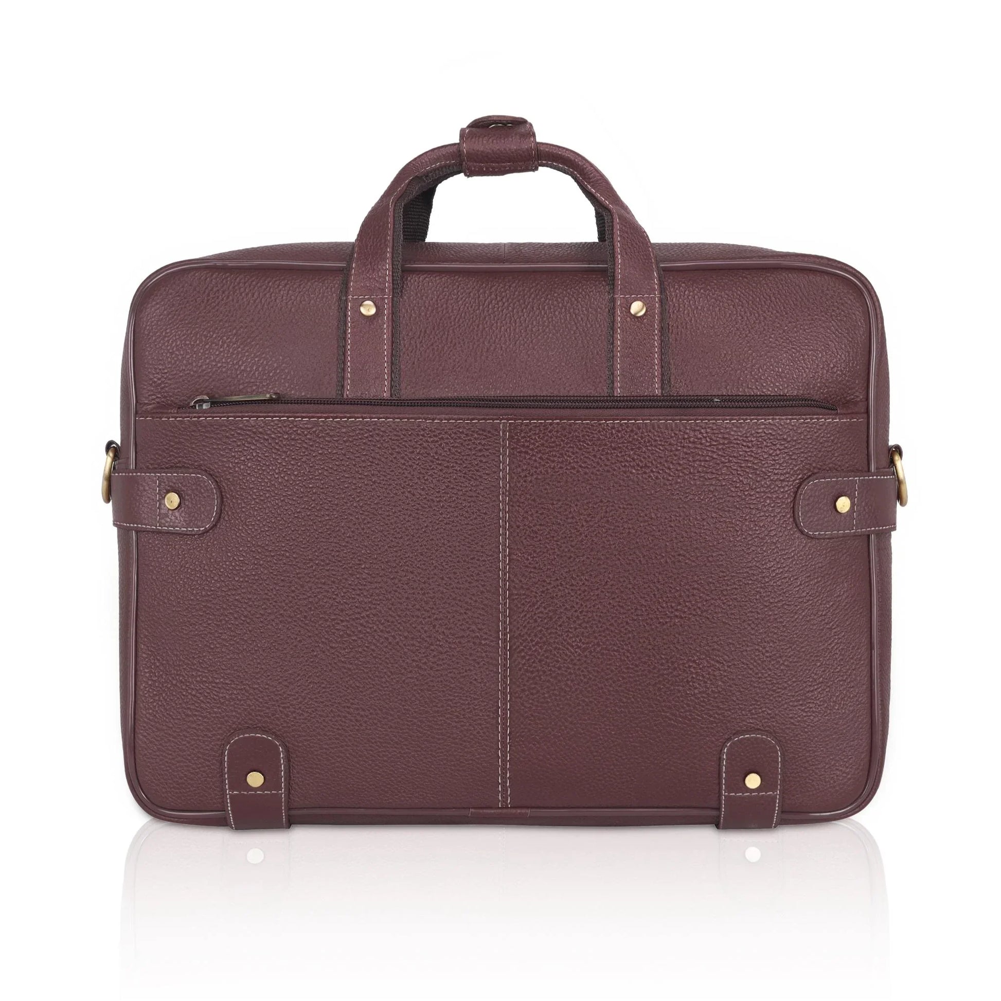 CYRUS Leather Laptop Messenger Bag for Men - WILDHORN
