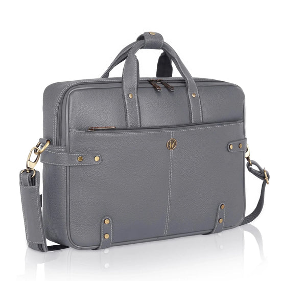 CYRUS Leather Laptop Messenger Bag for Men - WILDHORN