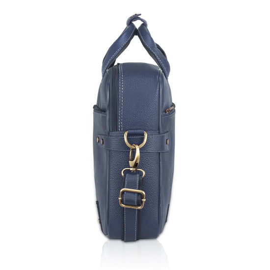 CYRUS Leather Laptop Messenger Bag for Men - WILDHORN