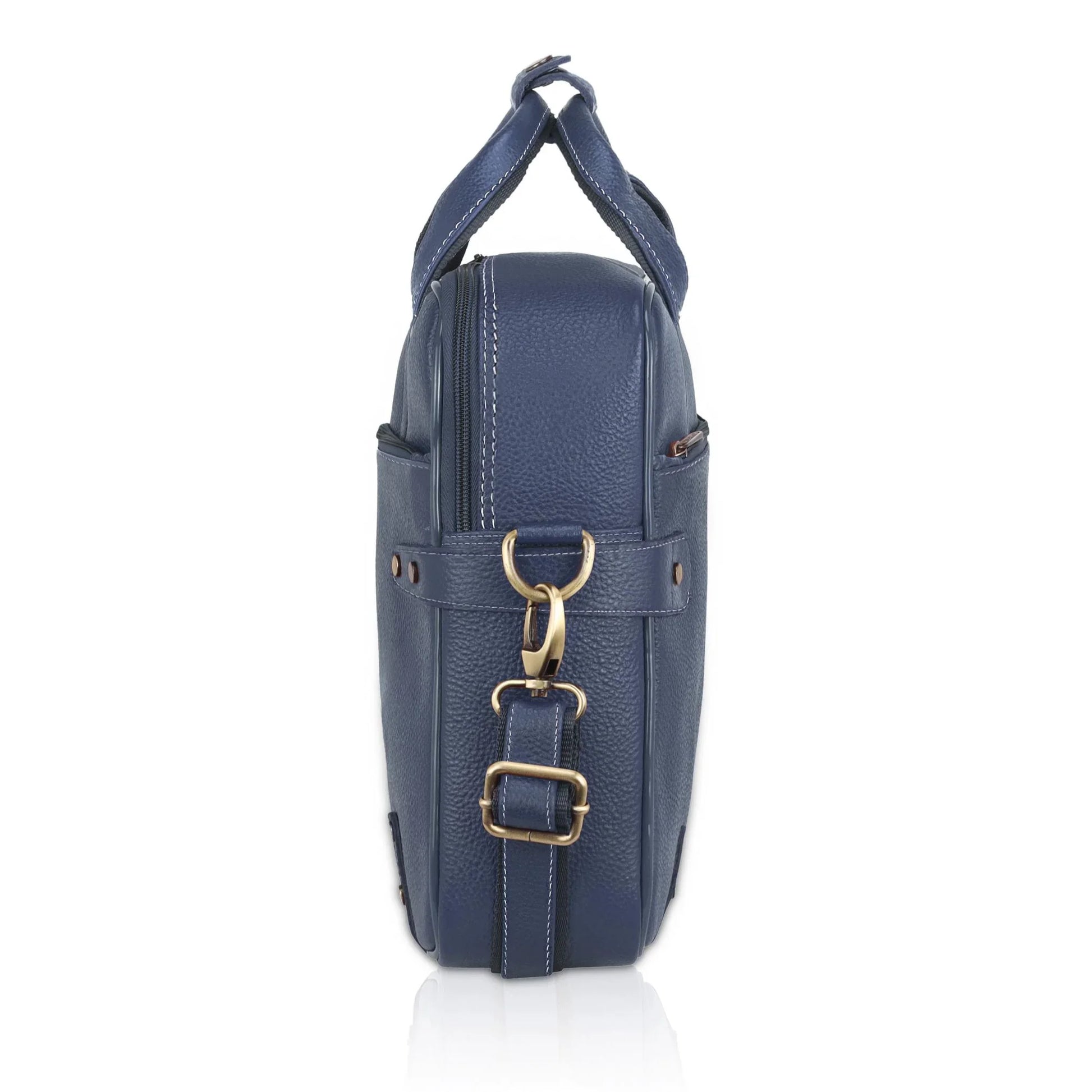 CYRUS Leather Laptop Messenger Bag for Men - WILDHORN