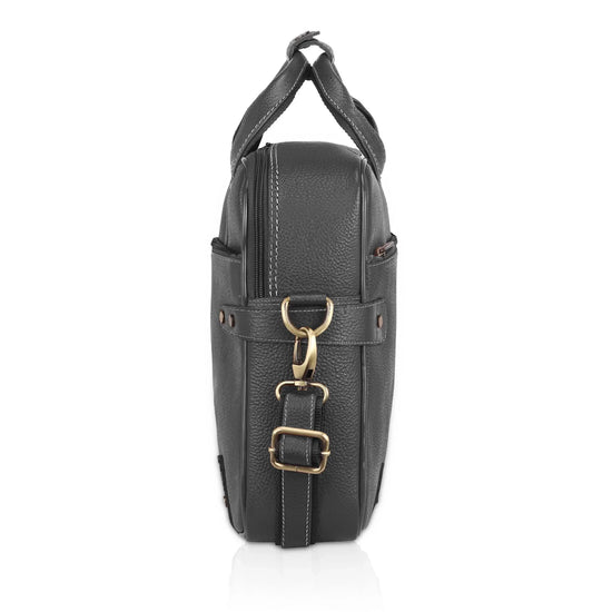 CYRUS Leather Laptop Messenger Bag for Men - WILDHORN