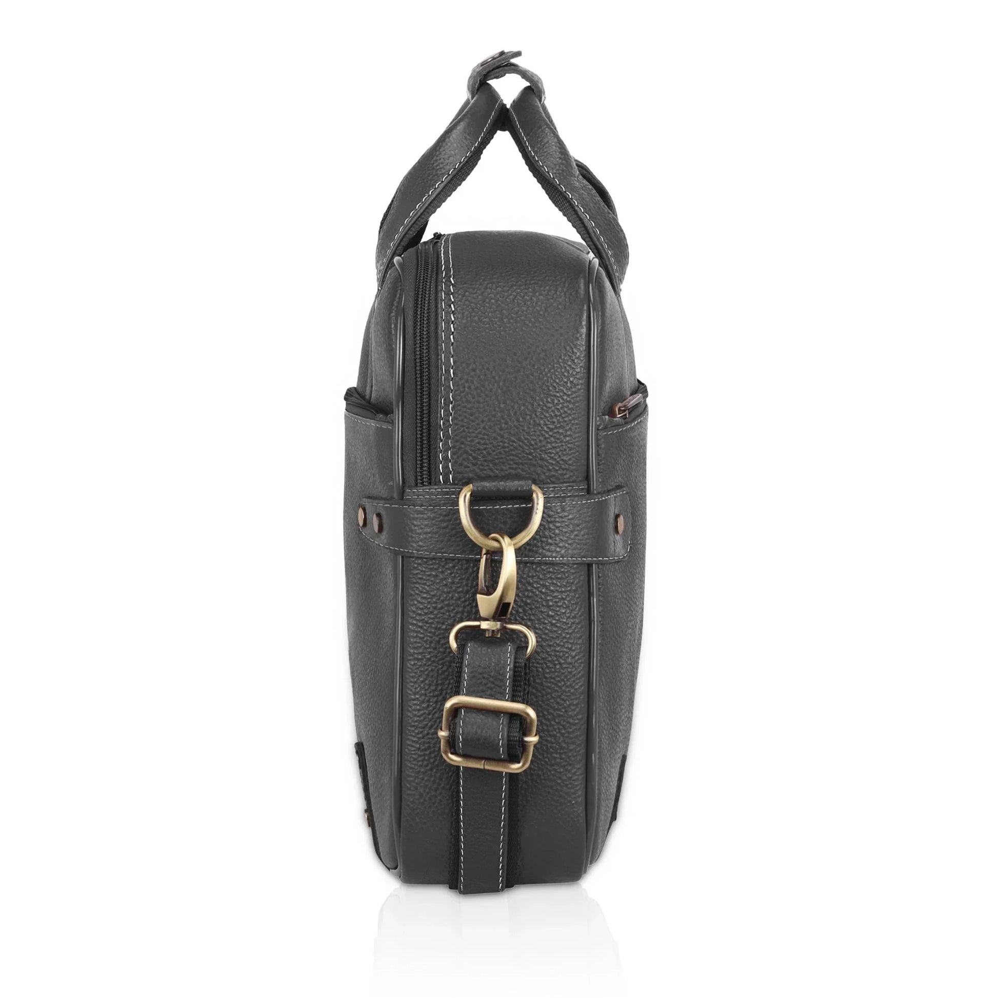 CYRUS Leather Laptop Messenger Bag for Men - WILDHORN