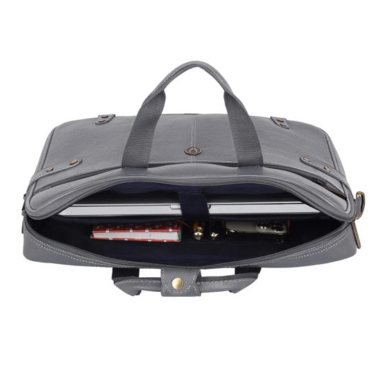 CYRUS Leather Laptop Messenger Bag for Men - WILDHORN