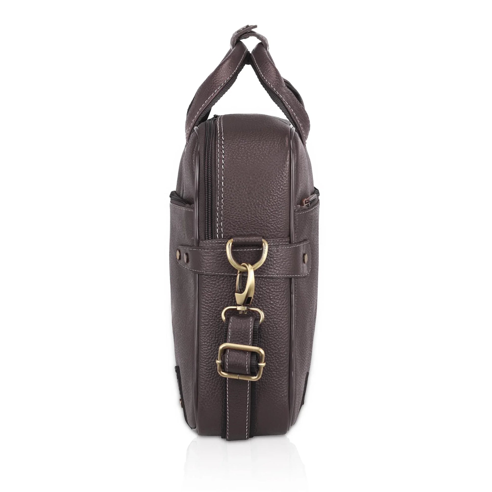 CYRUS Leather Laptop Messenger Bag for Men - WILDHORN