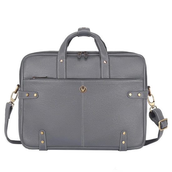CYRUS Leather Laptop Messenger Bag for Men - WILDHORN