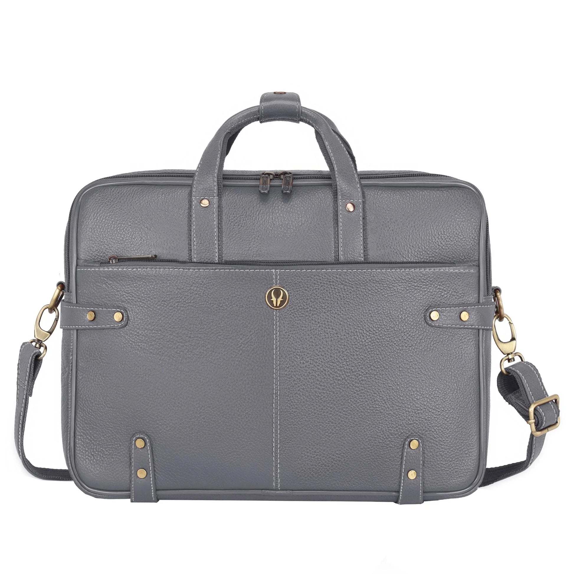 CYRUS Leather Laptop Messenger Bag for Men - WILDHORN