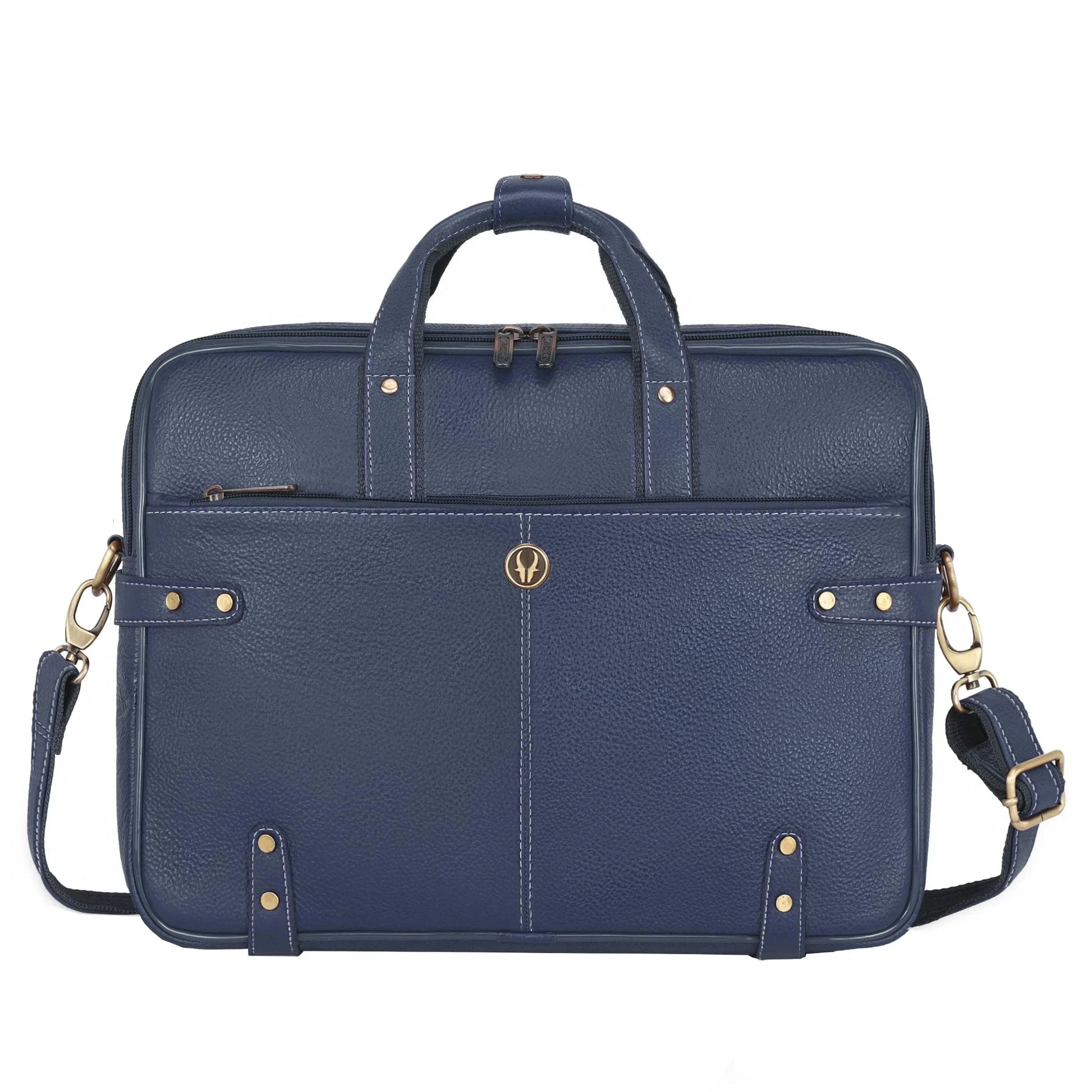 CYRUS Leather Laptop Messenger Bag for Men - WILDHORN