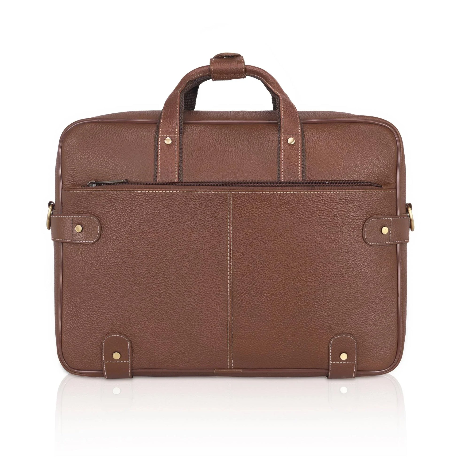 CYRUS Leather Laptop Messenger Bag for Men - WILDHORN